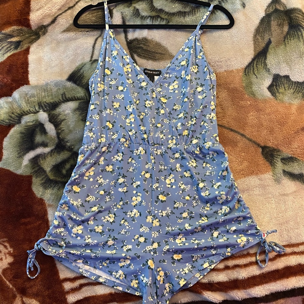 Blue romper